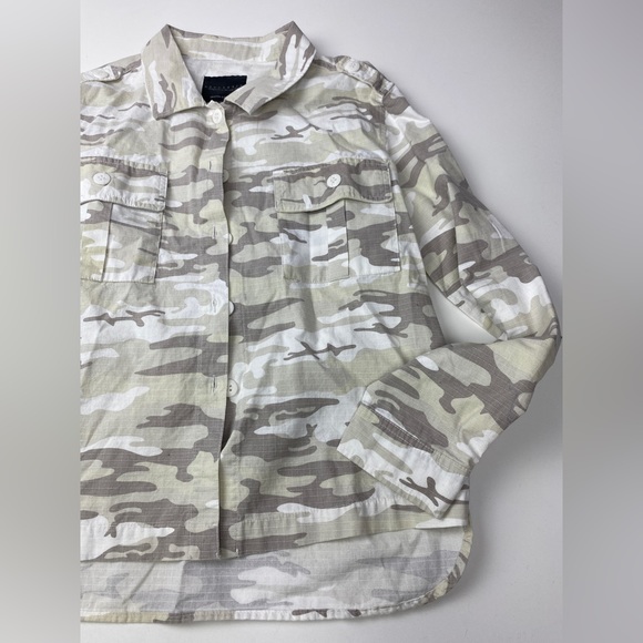 Sanctuary Neutral Color Camo Shirt Size L - Picture 2 of 10